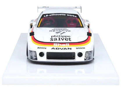 Mazda RX7 (FD3S) LB-Super Silhouette RHD (Right Hand Drive) #41 White with Stripes and Graphics 1/18 Model Car