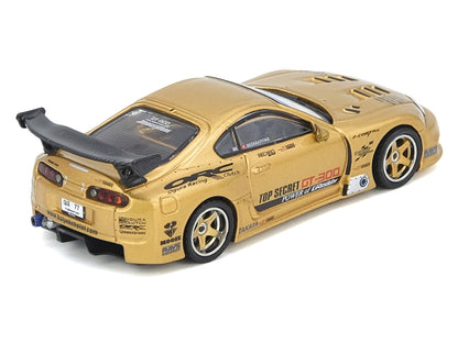 Toyota Supra (A80) "Top Secret Thailand" GT300 RHD (Right Hand Drive) Gold Metallic "Tokyo Auto Salon Kuala Lumpur 2025 Event Exclusive" 1/64 Diecast Model Car