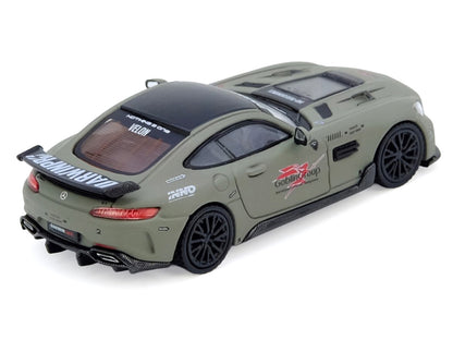 DarwinPRO iMP-Performance AMG GT "Goblin Group" Matt Green with Black Top 1/64 Diecast Model Car