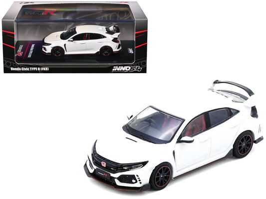 Honda Civic Type R (FK8) RHD (Right Hand Drive) White 1/64 Diecast Model Car