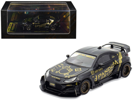 Toyota GR86 "Pandem" RHD (Right Hand Drive) Black with Gold Graphics "Hobby Expo China 2025 Event Exclusive" 1/64 Diecast Model Car