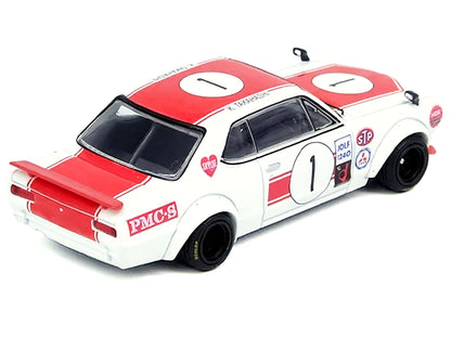Nissan Skyline 2000 GT-R (KPGC10) #1 RHD (Right Hand Drive) Takahashi Kinimitsu "Fuji Masters 250km" (1971) 1/64 Diecast Model Car