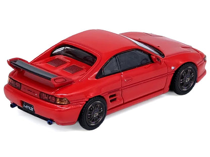 Toyota MR2 (SW20) RHD (Right Hand Drive) Red 1/64 Diecast Model Car