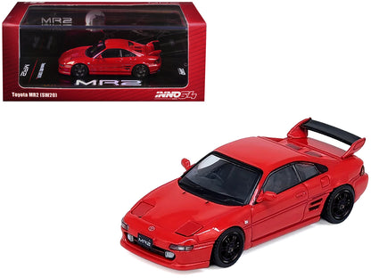 Toyota MR2 (SW20) RHD (Right Hand Drive) Red 1/64 Diecast Model Car
