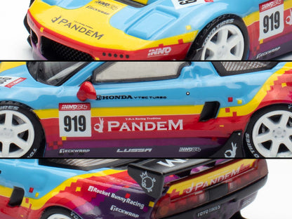 Honda NSX (NA1) #919 "Pandem Rocket Bunny" Light Blue with Graphics "APA XPO 2025 Event Edition" 1/64 Diecast Model Car