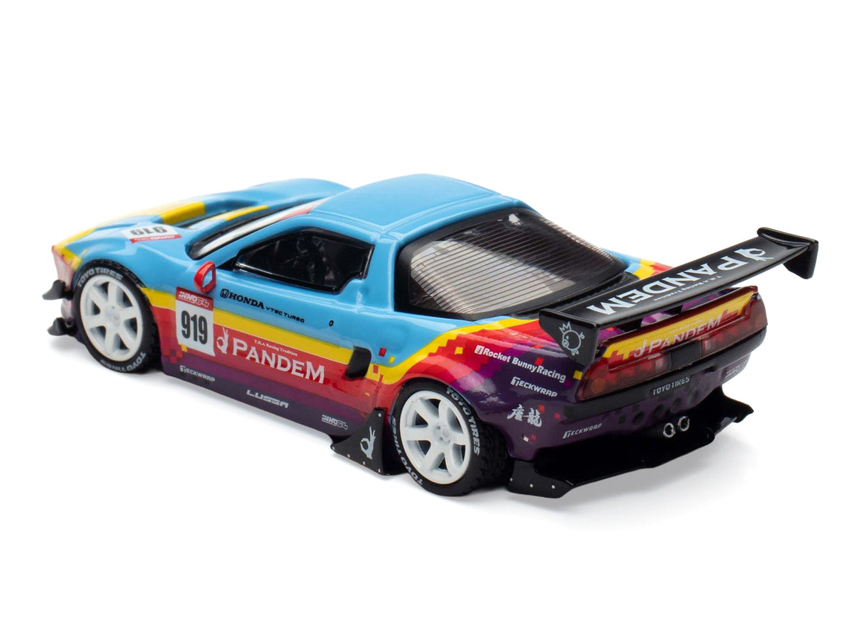 Honda NSX (NA1) #919 "Pandem Rocket Bunny" Light Blue with Graphics "APA XPO 2025 Event Edition" 1/64 Diecast Model Car