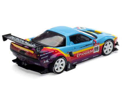 Honda NSX (NA1) #919 "Pandem Rocket Bunny" Light Blue with Graphics "APA XPO 2025 Event Edition" 1/64 Diecast Model Car