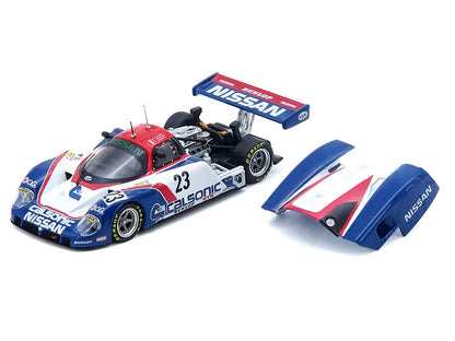 Nissan R89C #23 Masahiro Hasemi - Kazuyoshi Hoshino - Toshio Suzuki "24 Hours of Le Mans" (1989) 1/64 Diecast Model Car