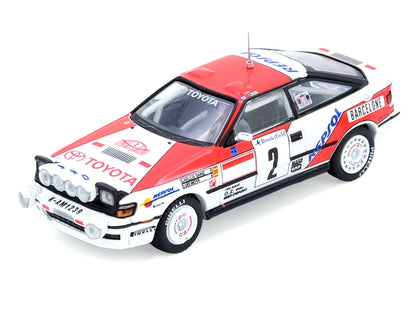 Toyota Celica GT-Four (ST165) #2 Carlos Sainz - Luis Moya Winner "Rally Monte Carlo" (1991) 1/64 Diecast Model Car
