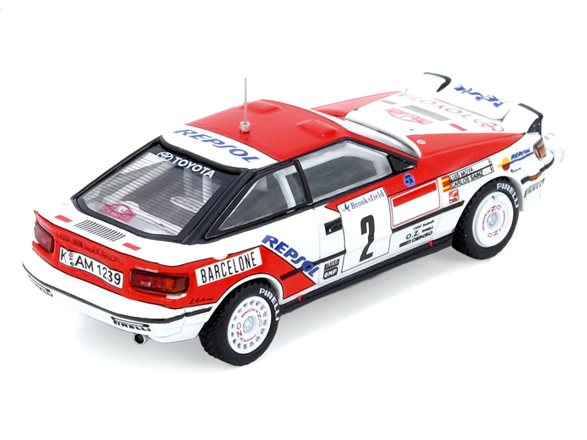 Toyota Celica GT-Four (ST165) #2 Carlos Sainz - Luis Moya Winner "Rally Monte Carlo" (1991) 1/64 Diecast Model Car