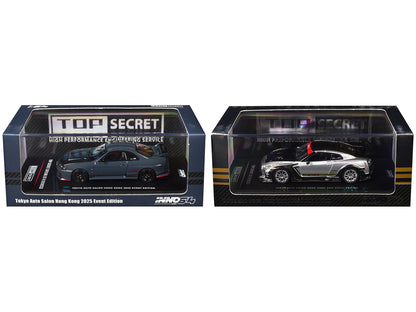 Nissan Top Secret "Tokyo Auto Salon Hong Kong 2025 Event Edition" Set of 2 Pieces 1/64 Diecast Model Car