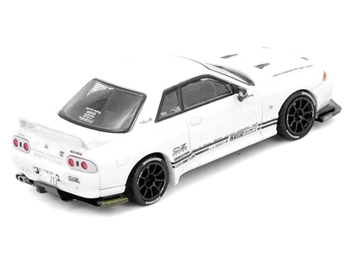 Nissan Skyline "Top Secret" (VR32) GT-R RHD (Right Hand Drive) White 1/64 Diecast Model Car