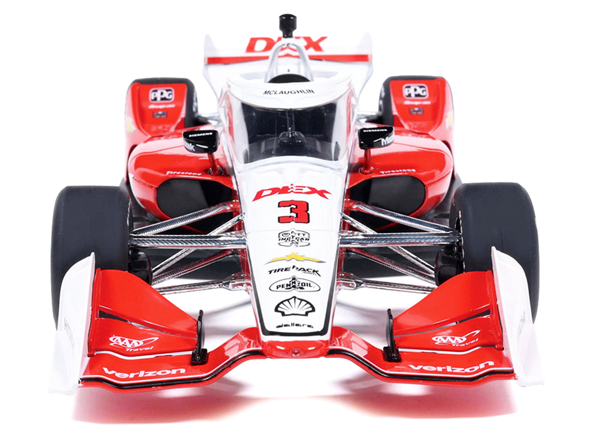 Dallara IndyCar #3 Scott McLaughlin "DEX" Team Penske (Road Course Configuration) "NTT IndyCar Series" (2026) 1/18 Diecast Model Car