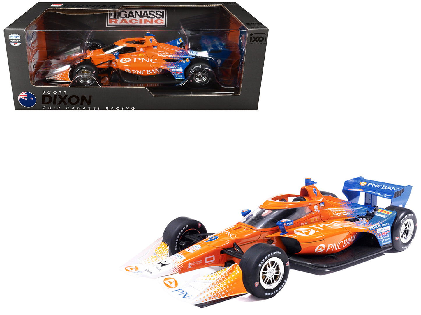 Dallara IndyCar #9 Scott Dixon "PNC Bank" Chip Ganassi Racing (Road Course Configuration) "NTT IndyCar Series" (2026) 1/18 Diecast Model Car