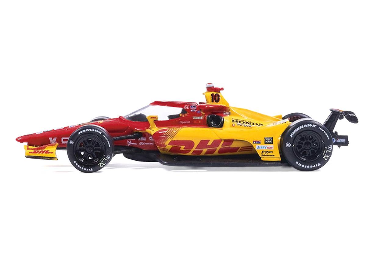 Dallara IndyCar #10 Alex Palou "DHL - Chip Ganassi Racing" Winner "Indianapolis 500" (2025) 1/64 Diecast Model