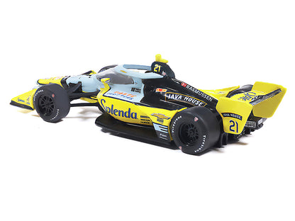 Dallara IndyCar #21 Christian Rasmussen "Splenda" Ed Carpenter Racing (Road Course Configuration) "NTT IndyCar Series" (2026) 1/64 Diecast Model