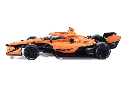 Dallara IndyCar #7 Christian Lundgaard "McLaren" Arrow McLaren IndyCar Team (Road Course Configuration) "NTT IndyCar Series" (2026) 1/64 Diecast Model