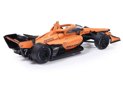 Dallara IndyCar #7 Christian Lundgaard "McLaren" Arrow McLaren IndyCar Team (Road Course Configuration) "NTT IndyCar Series" (2026) 1/64 Diecast Model