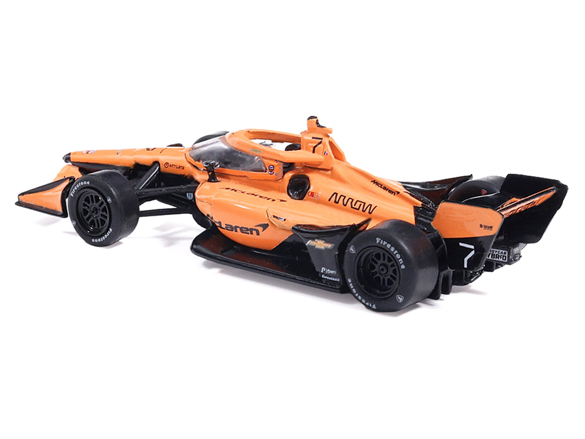 Dallara IndyCar #7 Christian Lundgaard "McLaren" Arrow McLaren IndyCar Team (Road Course Configuration) "NTT IndyCar Series" (2026) 1/64 Diecast Model