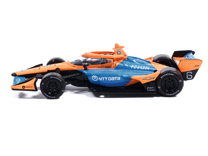 Dallara IndyCar #6 Nolan Siegel "NTT Data" Arrow McLaren IndyCar Team (Road Course Configuration) "NTT IndyCar Series" (2026) 1/64 Diecast Model