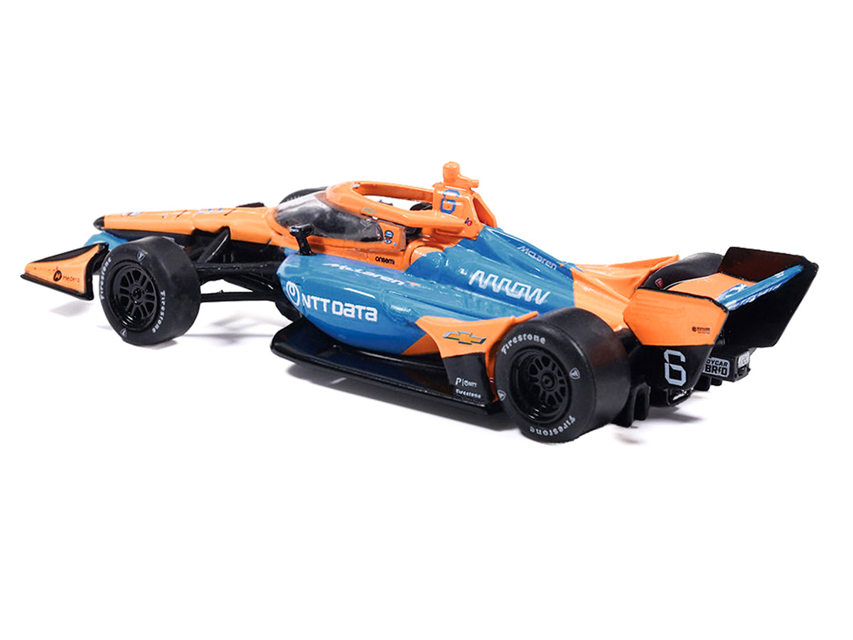 Dallara IndyCar #6 Nolan Siegel "NTT Data" Arrow McLaren IndyCar Team (Road Course Configuration) "NTT IndyCar Series" (2026) 1/64 Diecast Model
