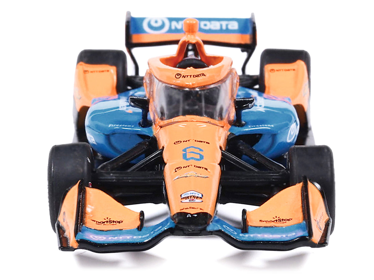 Dallara IndyCar #6 Nolan Siegel "NTT Data" Arrow McLaren IndyCar Team (Road Course Configuration) "NTT IndyCar Series" (2026) 1/64 Diecast Model