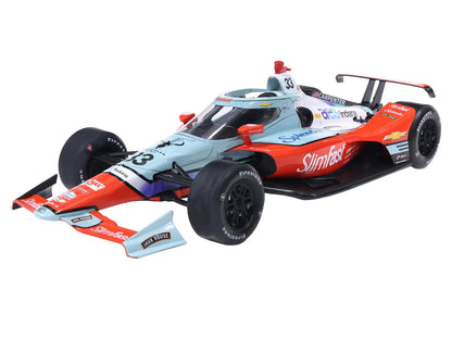 Dallara IndyCar #33 Ed Carpenter "Slim Fast" Ed Carpenter Racing (Road Course Configuration) "NTT IndyCar Series" (2026) 1/64 Diecast Model Car
