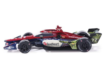 Dallara IndyCar #77 Sting Ray Robb "Goodheart Animal Health Center" Juncos Hollinger Racing (Road Course Configuration) "NTT IndyCar Series" (2026) 1/64 Diecast Model Car