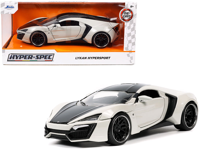 Lykan Hypersport Gray and Black "Hyper-Spec" Series 1/24 Diecast Model Car