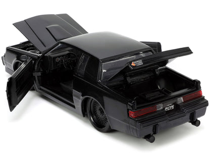 1987 Buick Grand National Black Metallic "Blackbird" "Bigtime Muscle" Series 1/24 Diecast Model Car