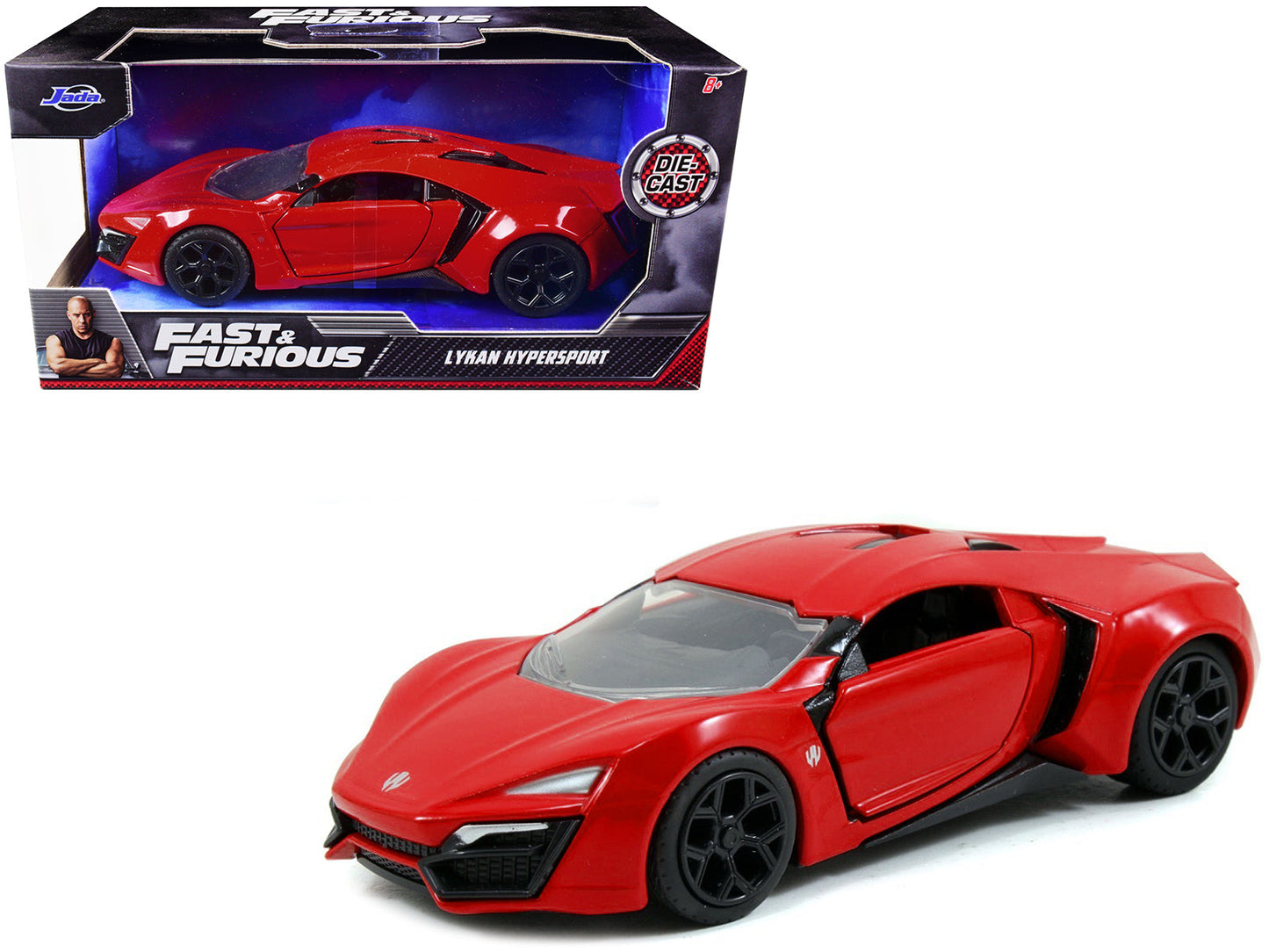 Lykan Hypersport Red "Fast & Furious 7" (2015) Movie 1/32 Diecast Model Car