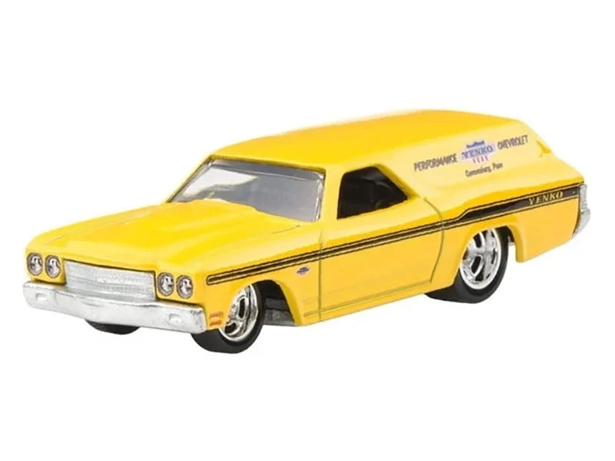 1970 Chevrolet Chevelle SS Wagon "Yenko" Yellow "Fast Wagons" Series Diecast Model Car