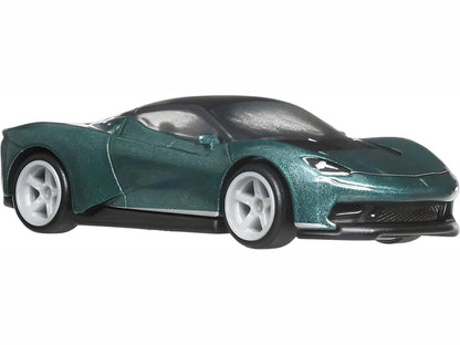 Automobili Pininfarina Battista Green Metallic with Black Top "Euro Speed" Series Diecast Model Car