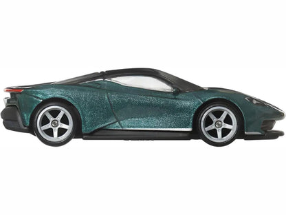 Automobili Pininfarina Battista Green Metallic with Black Top "Euro Speed" Series Diecast Model Car
