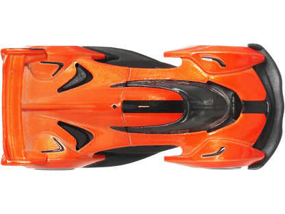 McLaren Solus GT Orange Metallic "Euro Speed" Series Diecast Model Car