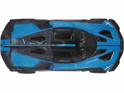 Bugatti Bolide Blue and Dark Blue Metallic "Euro Speed" Series Diecast Model Car