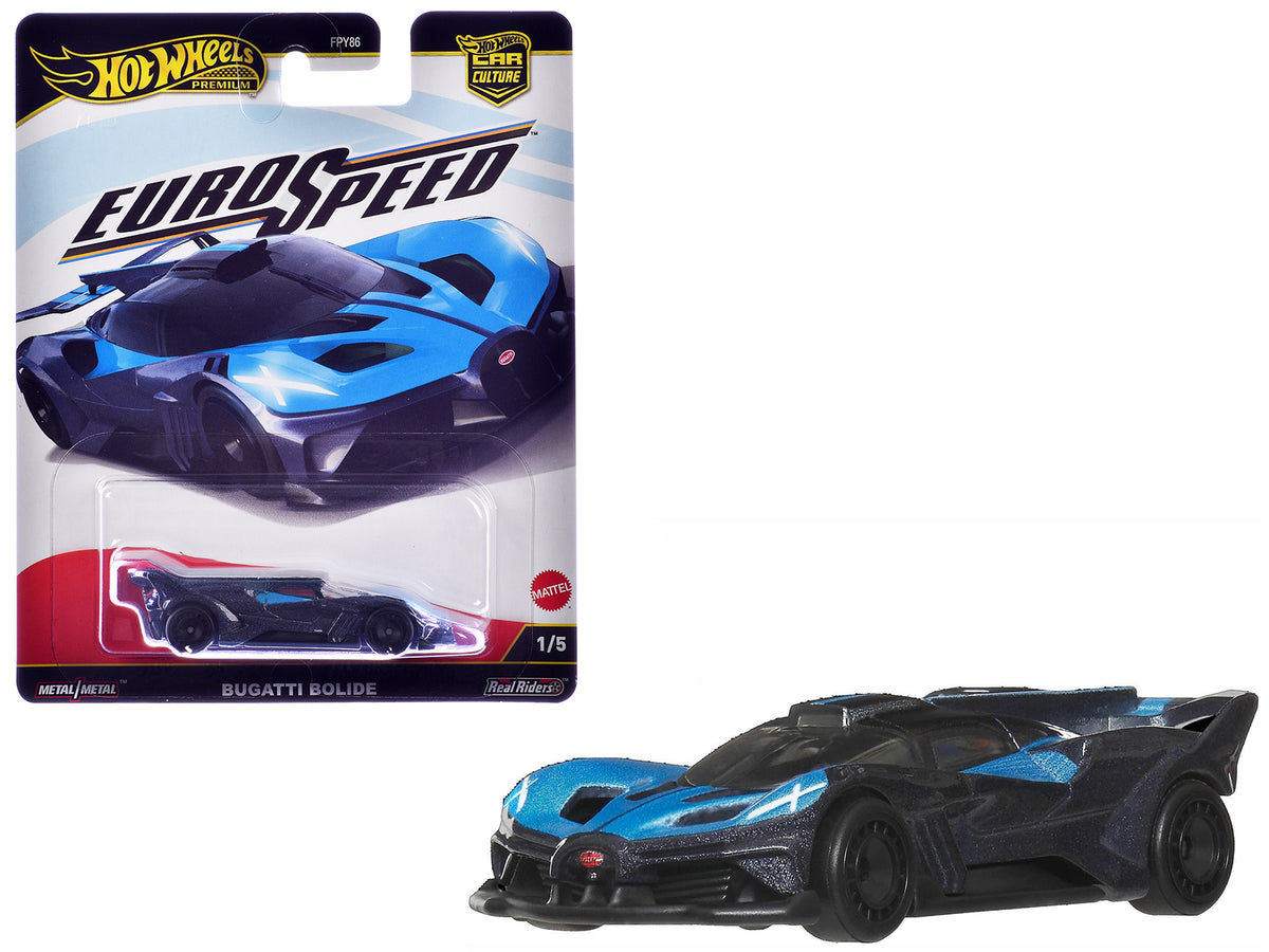 Bugatti Bolide Blue and Dark Blue Metallic "Euro Speed" Series Diecast Model Car