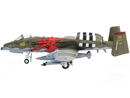Fairchild Republic A-10A Thunderbolt II Aircraft "US Air Force 107th Fighter Squadron 100th Anniversary Edition" (2018) 1/144 Diecast Model