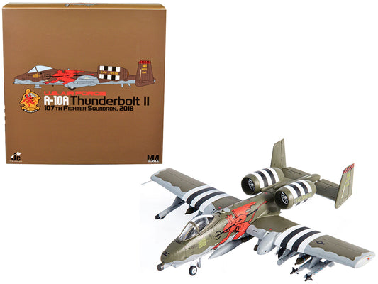 Fairchild Republic A-10A Thunderbolt II Aircraft "US Air Force 107th Fighter Squadron 100th Anniversary Edition" (2018) 1/144 Diecast Model