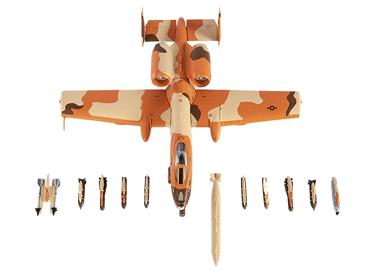 Fairchild Republic A-10C Thunderbolt II Attack Aircraft "917th Tactical Fighter Wing Operation Desert Storm" (1990) United States Air Force 1/144 Diecast Model
