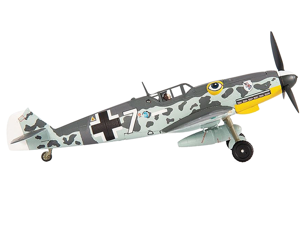 Messerschmitt BF 109G-6 Fighter Aircraft "JG 51 Bulgaria" (1944) German Luftwaffe 1/72 Die Cast Model