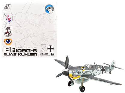 Messerschmitt BF 109G-6 Fighter Aircraft "JG 51 Bulgaria" (1944) German Luftwaffe 1/72 Die Cast Model