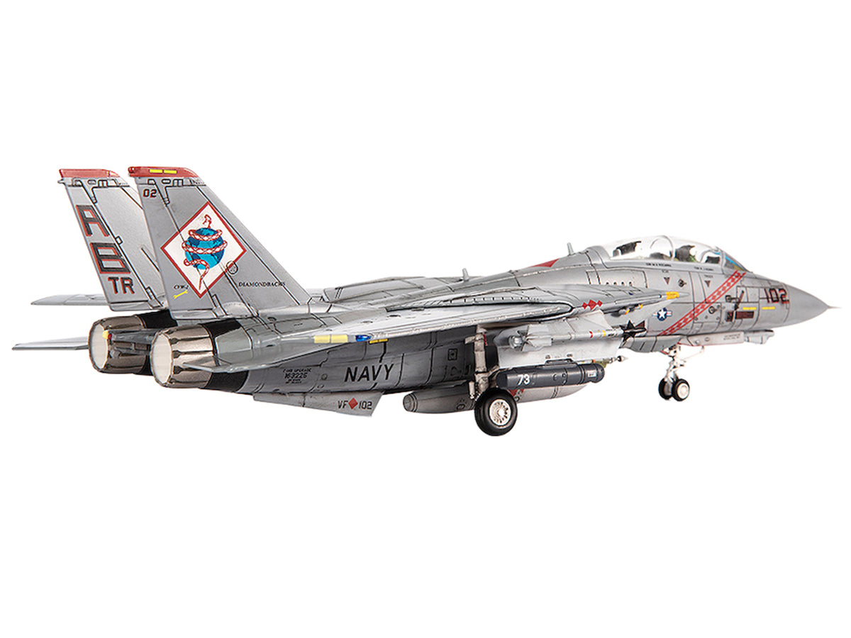 Grumman F-14B Tomcat Fighter Aircraft "VF-102 Diamondbacks Operation Enduring Freedom" (2001) United States Navy 1/72 Diecast Model