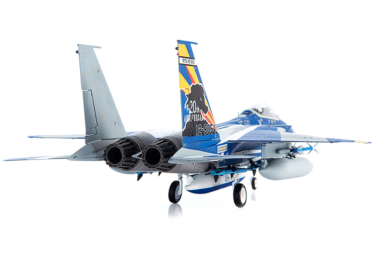 F-15DJ JASDF (Japan Air Self-Defense Force) Eagle Fighter Aircraft "23rd Fighter Training Group 20th Anniversary" with Display Stand Limited Edition to 600 pieces Worldwide 1/72 Diecast Model