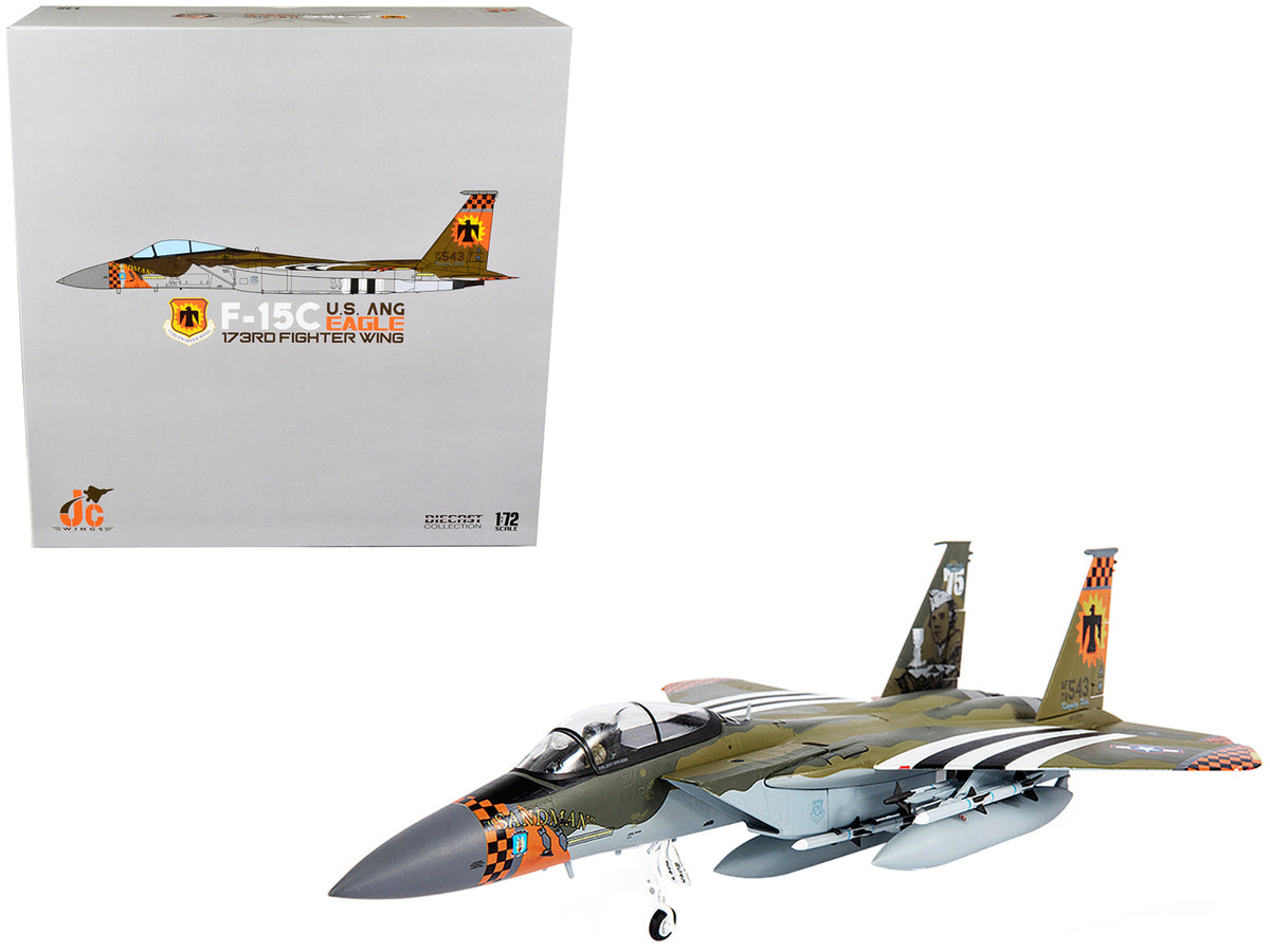 McDonnell Douglas F-15C Eagle Fighter Plane "U.S. ANG 173rd Fighter Wing" (2020) 1/72 Diecast Model