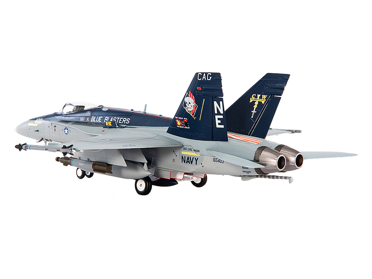 McDonnell Douglas F/A-18C Hornet Aircraft "VFA-34 Blue Blasters USS Carl Vinson Last Cruise" (2018) United States Navy 1/72 Diecast Model