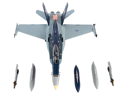 McDonnell Douglas F/A-18C Hornet Aircraft "VFA-34 Blue Blasters USS Carl Vinson Last Cruise" (2018) United States Navy 1/72 Diecast Model