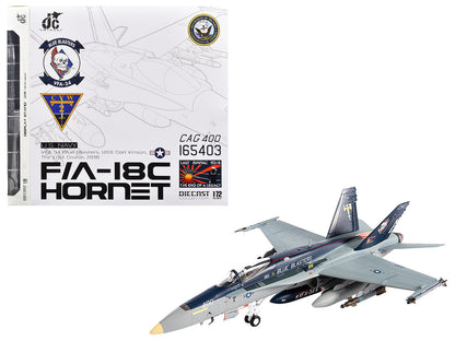 McDonnell Douglas F/A-18C Hornet Aircraft "VFA-34 Blue Blasters USS Carl Vinson Last Cruise" (2018) United States Navy 1/72 Diecast Model