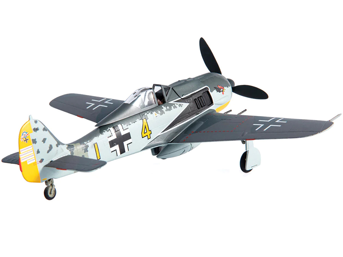 Focke-Wulf FW 190A-4 Fighter Aircraft "Major Siegfried Schnell Luftwaffe JG2 France" (1943) 1/72 Diecast Model