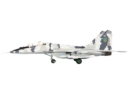 Mikoyan MiG-29UB Fulcrum-B Fighter Aircraft "Vasylkiv Air Base Ukraine" (2021) Ukrainian Air Force 1/72 Diecast Model